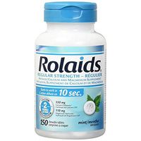 Rolaids Regular Strength Chewable Tablets Mint - 150 ct, Pack of 3