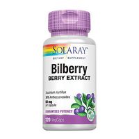 Solaray Bilberry Berry Extract | 120 VegCaps