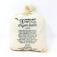 Trader Joe's Wool Dryer Balls, 4 per package.