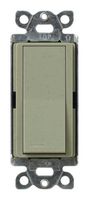 Lutron Claro On/Off Switch, 15-Amp, Single-Pole, SC-1PS-GB, Greenbriar