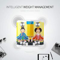 LYAOE Bluetooth Body Fat Scale Hina Decoration Hina Doll Hina Smart Wireless Scale with LCD Display Measuring Body Weight Bmi and Health Digital Scale