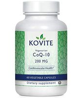 Kovite CoQ-10 Coenzyme Q-10 200 Mg 60 Vegetable Capsules - Vegetarian and Kosher