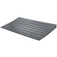 Silver Spring 2.5" High Rubber 3-Channel Threshold Ramp for Wheelchairs, Mobility Scooters, and Power Chairs, with Slip-Resistant Surface – DH-UP-8
