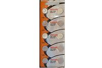 10 x LR1130 / AG10 Maxell Alkaline Button Batteries