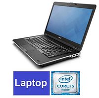 Dell Latitude E7470 Intel Core i7-6600U X2 2.6GHz 16GB 256GB SSD 14', Black (Renewed)