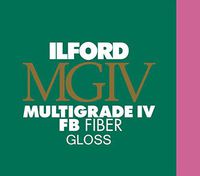 B&W Paper 8X10 Multigrade Fiber 25 Pack - Glossy