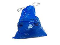 Resilia Strong Trash Bag (30 Gallon Blue with White Draw Tape - 10 Count)