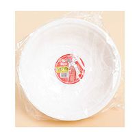 Plastic Disposable Soup Udon Bowl - White - 10 PACKS