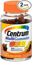 Centrum Adults MultiGummies Assorted Flavors, 70 Count, Pack of 2