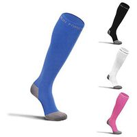 Compression Socks for Men & Women – 20-30mmHg Medical Grade Graduated Stockings (Blue, Medium)