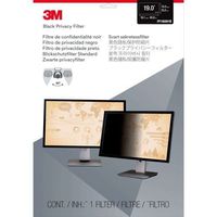 3M PF19.0W Black Frameless Privacy Filter for Desktop 19" Widescreen Monitor (16:10) (161393)