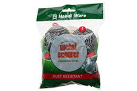 Handi-Ware Stainless Steel Scourers, 12-Piece Value Pack, Multipurpose - Helps Remove Tough Grease & Dirt! - by Unity-Frankford (12)