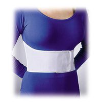 Florida Orthopedics All Elastic Rib Belt, Universal, White, 6" - Female
