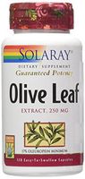 Solaray Olive Leaf Extract Supplement, 250 mg, 120 Count