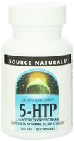 Source Naturals 5-HTP, 100mg, 30 Capsules