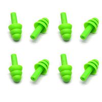 Antrader Ear Plugs, Noise Cancelling Comfortable Earplugs for Swimming Airplanes Construction Work,Green