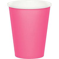Celebrations 96-Count 9 oz. Hot/Cold Cups, Candy Pink