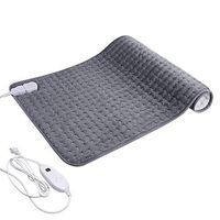 Electric Heating Pad for Back Pain Relief Cramps Relief, 11.8"x 23.6" XL Extra Large Heating Pad SoftTouch with Time Settings, Auto Shut-Off, Fast-Heating, Ultra-Soft Heat Therapy, Machine-Washable