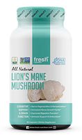 Organic Lions Mane Mushroom Capsules - Strongest DNA Verified Formula - Rich in Alpha Glucan - Powerful Superfood Supplement - Brain, Nerve & Immune System Benefits - Vegan Friendly