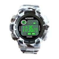 Fxbar,Fashion Mens Riding Sport Watch Cool Design Waterproof Digital Sports Watch(A)