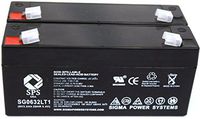 SPS Brand 6V 3.2Ah (Termina LT1) Replacement Battery for Dual Lite 120922 (2 Pack)