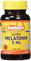Sundance 5 Mg Melatonin Tablets, 60 Count