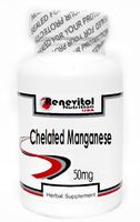 Chelated Manganese 50mg 100 Capsules ~ Renevitol