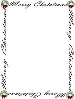 Merry Christmas Stationery Printer Paper 26 Sheets