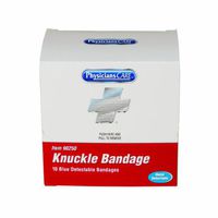 PhysiciansCare by First Aid Only Blue Detectable Bandages, 90250, 10 Count