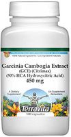 Garcinia Cambogia Extract (GCE) (Citrimax) (50% HCA Hydroxycitric Acid) - 450 mg 100% Pure (100 Capsules, ZIN: 512451) - 3 Pack