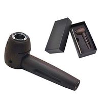 ASNTA Creative Classic Solid Wood and Glass Combination Pipe
