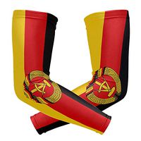 East Germany Flag 1 Pair UV Protection Cooling Long Sports Arm Sleeve
