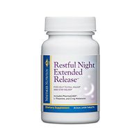 Dr. Whitaker's Restful Night Extended Release Melatonin Sleep Aid Helps You Fall Asleep and Stay Asleep Longer with Dual-Layer, Extended Release Technology, 30 Tablets (30-Day Supply)