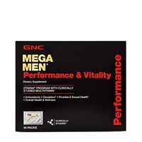 GNC Mega Men Performance Vitality Vitapak Program - Daily Multivitamin -Twin Pack