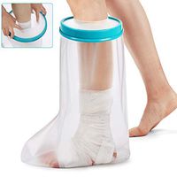 Waterproof Leg Cast Cover for Shower Bath,Adult Reusable Leg Cast Sleeve Bag Cover,Watertight Bandage Protector for Broken Leg Foot Knee Burns Ankle Burns [2020 Newest]