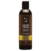 Earthly Body Hemp Seed Massage & Body Oil -Nag Champa 8oz