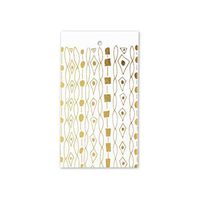 Circle & Dot Gold Foil Stamped Gift Tags (Package of 15)
