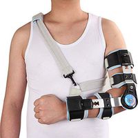 Arm Orthosis Hinged ROM Elbow Brace Adjustable Post Op Elbow Joint Support Fracture Injury Stabilizer,Right