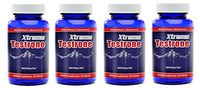 Xtreme Testrone Male Enhancement Increase Strength Stamina Endurance Potency Horny Goat Weed 60 Tablets Per Bottle (4 Bottles)