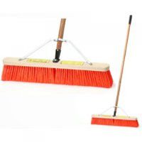MintCraft Pro 1435AJOR Push Broom with Brace 24-Inch Stiff