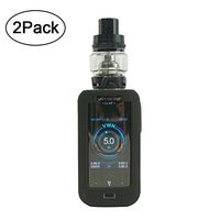 CEOKS 2pcs Silicone Case for Vaporesso Luxe 200W, Vaporesso Luxe 200W Anti-Slip Protective Silicone Case Skin Rubber Cover Rubber case wrap Shield (Black)