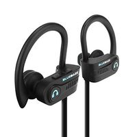 BlueBazz Sport S1 Bluetooth 5.0 Wireless Headphones/Sport Earphones W/Mic, Deep Bass Beats HD Stereo Sound/IPX7 Water Proof Sweat Proof Earbuds for Gym Running Workout/Noise Cancelling/9 Hours Playing