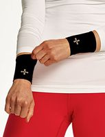 Tommie Copper Women's Recovery Compression Wrist Sleeves Black XL