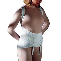 Women's Elastic Wraparound Thoracolumbar Back Support Brace Osteoporosis Chronic Back Pain (X-Large - Hook 'n Pile Closure)
