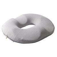 Woltu Circle Shape Hip Cushion,High Density Memory Foam,for Travel,Office Work,Low Back and Leg Pain. Wemen Type (Gray)