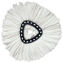 5 Pack Replacement Mop Heads, Easy Cleaning Mopping Wring Spin Mop Refill Mop Heads