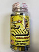 Stacker Yellow Hornet 100 Capsules Extreme Energizer Limited Edition Size