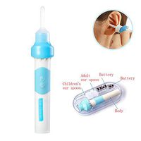 GOODOT Electric Earwax Removal Kit, Electric Vacuum Ear Cleaner with Light, with 2 New-Designed Replacement Tips & Brush (Upgraded Version)