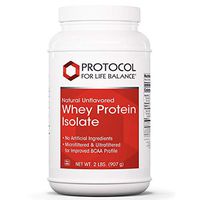 Protocol For Life Balance - Whey Protein Isolate - Tissue Repair, BCAA Profile, Lean Muscle Growth, Supports Immune System, Complete and Optimum Amino Source - Unflavored - 2 lbs