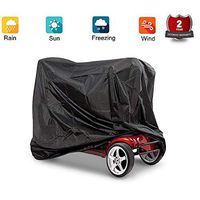 Jacksking Mobility Scooter Cover, Professional Eldly Mobility Scooter Storage Cover Motorized Wheelchair Waterproof Rain Protection Sun Dust Protector Case